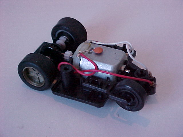 Top of chassis, from front and side