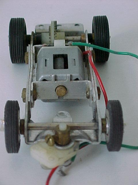 Top of chassis, from front