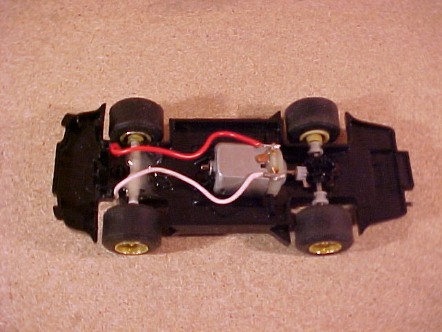 Top of chassis, from side