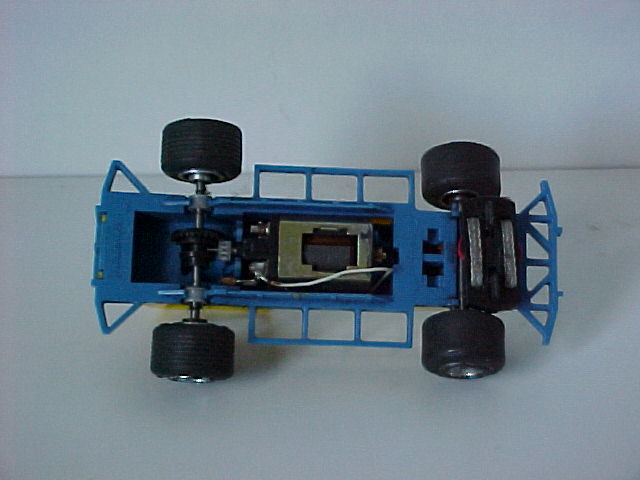 Top of chassis, from back