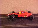 Red single seater